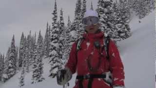 Powder Ski Tip with Mike Wiegele Heli Ski Guide [upl. by Kester]