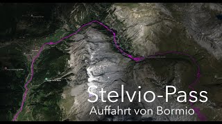 StelvioPass  Auffahrt von Bormio [upl. by Antonie]