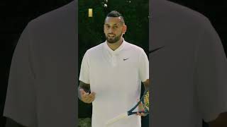 Nick Kyrgios Reveals Benefits of the Underhand Serve [upl. by Clemmie]