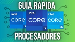 GUIA RÁPIDA DE PROCESADORES INTEL 20232024 [upl. by Frodine]