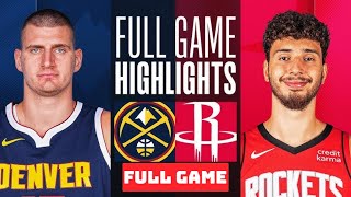 Denver Nuggets vs Houston Rockets FULL Highlights HD  Dec 8 2023 NBA Regular Season [upl. by Kohl]