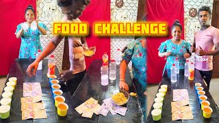 Ultimate 👆💥 Double 🍾🍾 Bottle Flip Food Challenge 💪 Boy Vs Girl Money Challenge funny challenge [upl. by Attenreb]