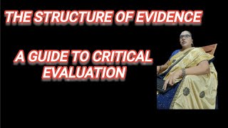 the structure of evidence a guide to critical evaluation [upl. by Weitzman]