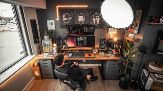 DREAM Home Office Desk Setup Tour  Work From Home Space [upl. by Jemina]