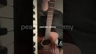 pearl jam jeremy cover on acoustic guitar [upl. by Aniwde543]