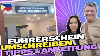 Wie man den Führerschein auf den Philippinen umschreiben lässt  Ausländische Fahrer aufgepasst [upl. by Annayak]