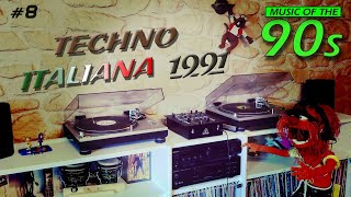 Back to Year 1991  Italian Techno Hits  Techno Italiana anni 90 [upl. by Annawd448]