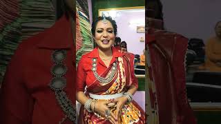 Gujrati Makeover for Dandiya Makeover by Nibeditas world durgapur westbengal [upl. by Enelehcim178]