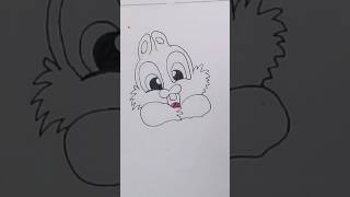 How to drawCute Rabbit 😍🧐easy drawing and colouringshorts drawingtutorial rabbit [upl. by Eikram]