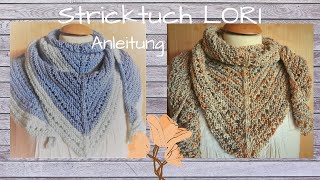 Stricktuch Lori aus Catania Flammé  Anleitung [upl. by Theodoric]