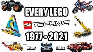 All LEGO TECHNIC SETS from 1977  2021 Winter Edition [upl. by Ojiram]