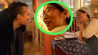 American surprises Chinese Waitress with his Mandarin [upl. by Christabel]