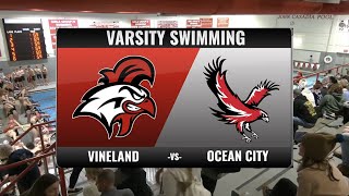 Vineland Varsity Swimming vs Ocean City  January 17th 2024 [upl. by Nirrej435]