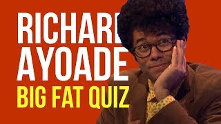 Richard Ayoade does some Big Fat Quizzing  2016 [upl. by Verge]