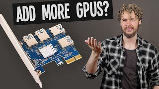 Do 1to4 GPU Risers Actually Work aka PCIe Splitter Cards [upl. by Sasnak903]