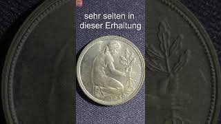 Irrtümlich geprägt  BRD 50 Pfennig 1950 G Bank deutscher Länder  shorts [upl. by Emiolhs]