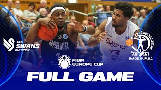 OCS Swans Gmunden v Hapoel BCure Laser Haifa  Full Basketball Game  FIBA Europe Cup 202223 [upl. by Garlinda]