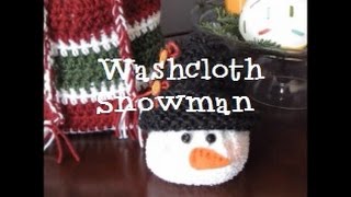 Washcloth Snowman [upl. by Odlanra]