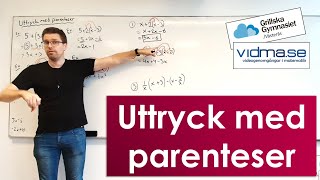 Matematik 1 och 2 Förenkla uttryck med parenteser Multiplicera in i parenteser [upl. by Stoffel729]