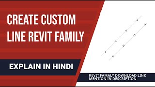 Create custom line Revit family [upl. by Irtak669]