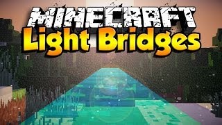 Light Bridges Mod  FUTURISTIC BRIDGES Minecraft Mod Showcase [upl. by Moth46]