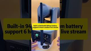 4K Wireless 20X PTZ Camera new trend outdoor live streaming PTZ camera [upl. by Ramhaj]