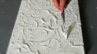 TEXTURED ABSTRACT Art on Canvas  ACRYLIC Painting  Step by step tutorial [upl. by Cirtap]