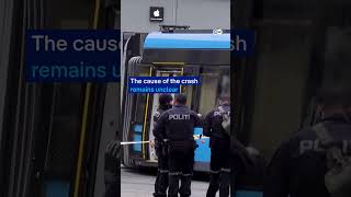 Tram derails and crashes into shop in central Oslo  DW News [upl. by Okimik366]