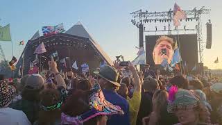 LCD Soundsystem T2 Friday Glastonbury Festival pyramid stage 2024 [upl. by Marie-Jeanne432]