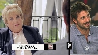 Hugo Silva habla sobre Famosos y una vieja en Los viernes al show [upl. by Doralyn]