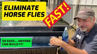 Get Rid of Horse Flies  How To Make The Best DIY Horse fly trap [upl. by Ecirtnuahs]