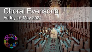 Choral Evensong  Friday 10 May 2024  Chester Cathedral [upl. by Noyrb]