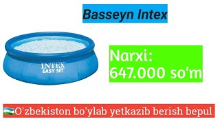 INTEX BASSEYN ✅️ OZBEKISTON BOYLAB BEPUL YETKAZIB BERAMIZ📌 [upl. by Novaat248]