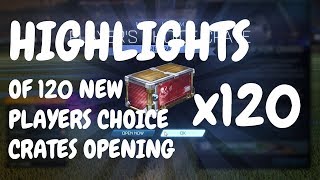 Rocket League 120 PCC OPENING HIGHLIGHTS TW SOLARFLARE 3 DISSOLVERS amp MORE [upl. by Tyoh]