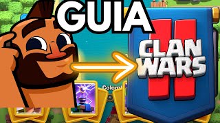 ESTRATEGIA ABSOLUTA PARA GUERRA DE CLANES MAZOS  CLASH ROYALE MAYO 2024 [upl. by Marcy]