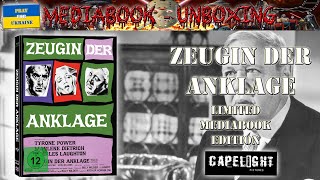 Unboxing  ZEUGIN DER ANKLAGE  Mediabook von Capelight [upl. by Marianna]