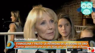 Palito Ortega y Evangelina Salazar festejaron sus 50 años de casados [upl. by Phebe941]