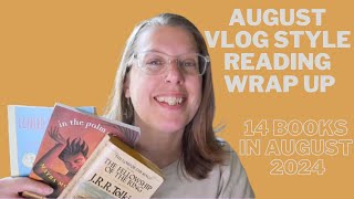 August Vlog Style Monthly Reading Wrap Up  2024  Women in Translation Series Rereads Horror [upl. by Bacon]