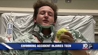 Jonesboro ISD Superintendents son severely injured in swimming accident [upl. by Eatnod572]