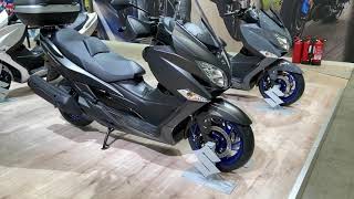 2022 Suzuki Burgman 400 walkaround EICMA 2021 Milan [upl. by Nina]