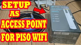 How to Setup TP Link EAP110 as Access Point for Piso Wifi  ITC TUTORIALS [upl. by Vierno]