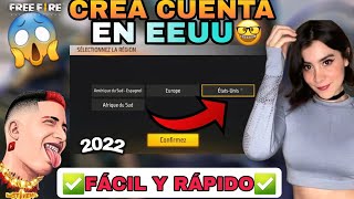 😱COMO CREAR UNA CUENTA DE EEUU EN FREE FIRE FÁCIL Y RÁPIDO 2022 ACTUALIZADO⚡️ [upl. by Animar]