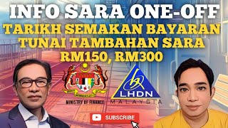 TARIKH SEMAKAN BAYARAN TUNAI TAMBAHAN ONEOFF SARA 2024 [upl. by Sedecrem]