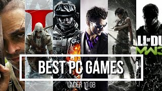 BEST PC GAMES UNDER 10GB  WITH LINKS [upl. by Akirehc577]