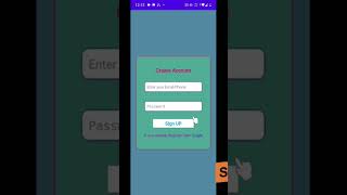 How to Build Login Signup Screen in Niotron Builder short kodular niotron mitappinventor [upl. by Nairam166]