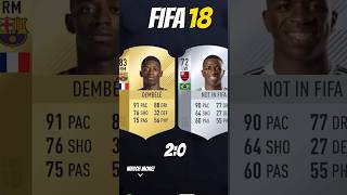 Dembele Vs Vinicius Jr FIFA Evolution 🇫🇷vs🇧🇷 [upl. by Sackman408]