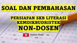 LATIHAN SOAL DAN PEMBAHASAN SKB KEMDIKBUDRISTEK NON DOSEN [upl. by Fairlie390]