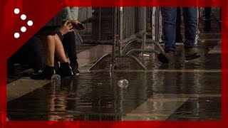 Capodanno 2024 a Venezia prima acqua alta durante i festeggiamenti per accogliere lanno nuovo [upl. by Kamillah]