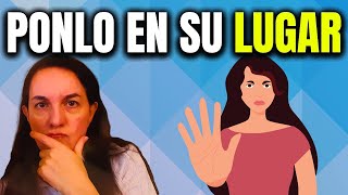 10 Tácticas Para Poner a un NARCISISTA en su Lugar [upl. by Anoynek]