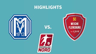 1 Spieltag Regionalliga Nord 2425  SV Meppen  SC Weiche Flensburg 08  Highlights [upl. by Arratal]